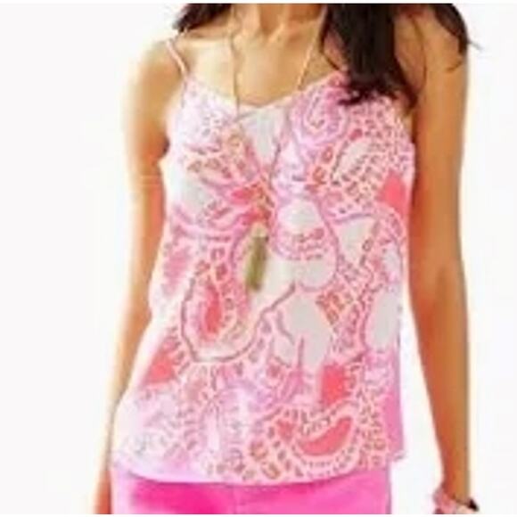 Lilly Pulitzer Tops - Lily Pullitzer Silk Tank S
